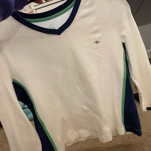 blue and green crop tops